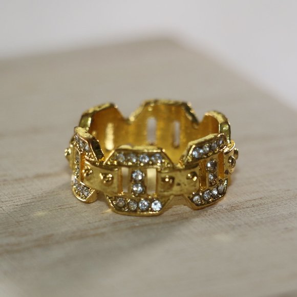 CZ Zircon Stone Ring - Picture 1 of 4